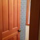 Had to replace studs and walls due to water damage. This room was initially a pigeon coop. Unfortunately the home-owner didn’t want to remodel the rest of the bathroom. Ten bucks says she changes her mind within a week